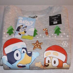 Christmas Bluey Sweatshirt for Kids - Size Small - New with Tags